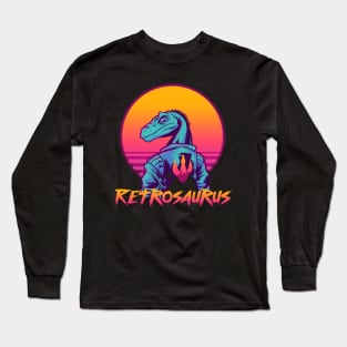 Retrosaurus - Velocity Raptor Long Sleeve T-Shirt